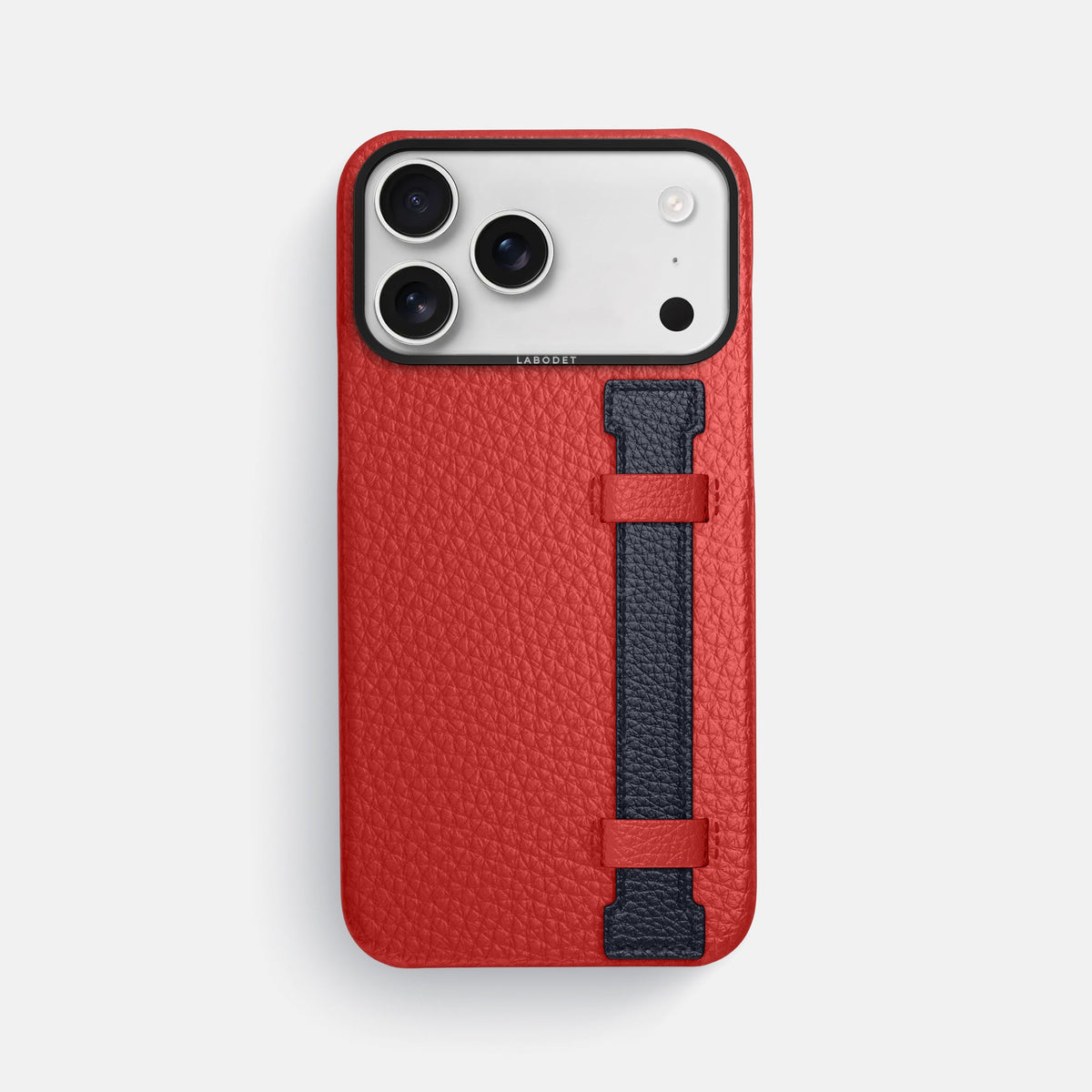 Handle Case Coloré For iPhone 18 Pro Max In Calf -1 | Red-Black