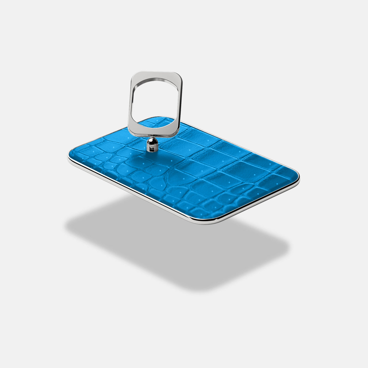 MagSafe Ring For iPhone 17 Pro Max In Porosus Crocodile -4 | Blue-Lagoon-Steel