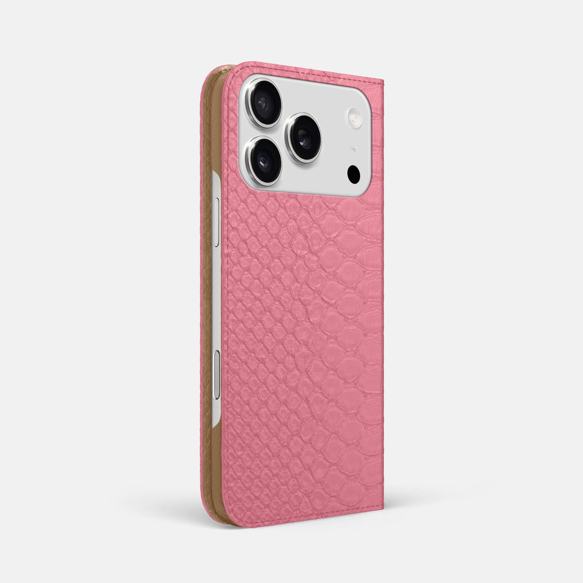 Folio Slim Case For iPhone 18 Pro Max In Python -1 | Pink