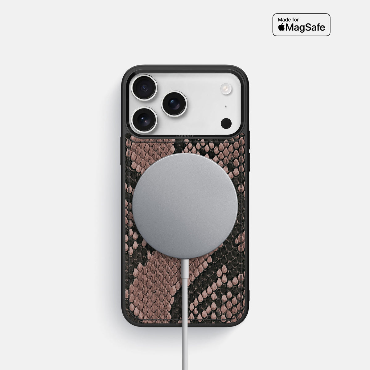 Sport Case For iPhone 18 Pro In Deluxe Python -5 | Mahogany-Brown