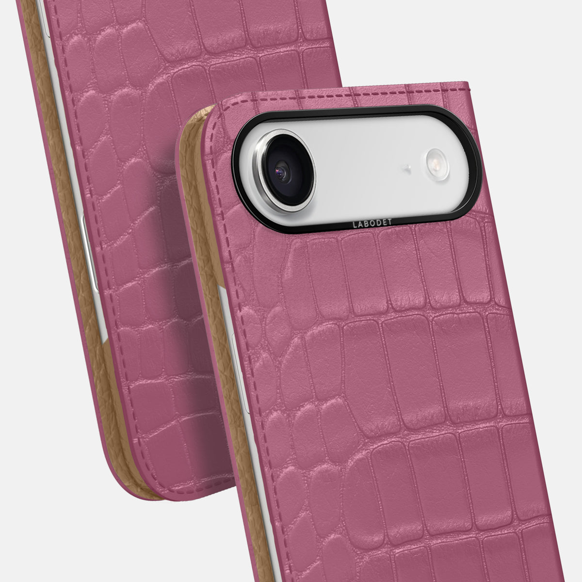 Folio Case For iPhone 17 Air In Alligator -5 | Pink-Lagoon-Black