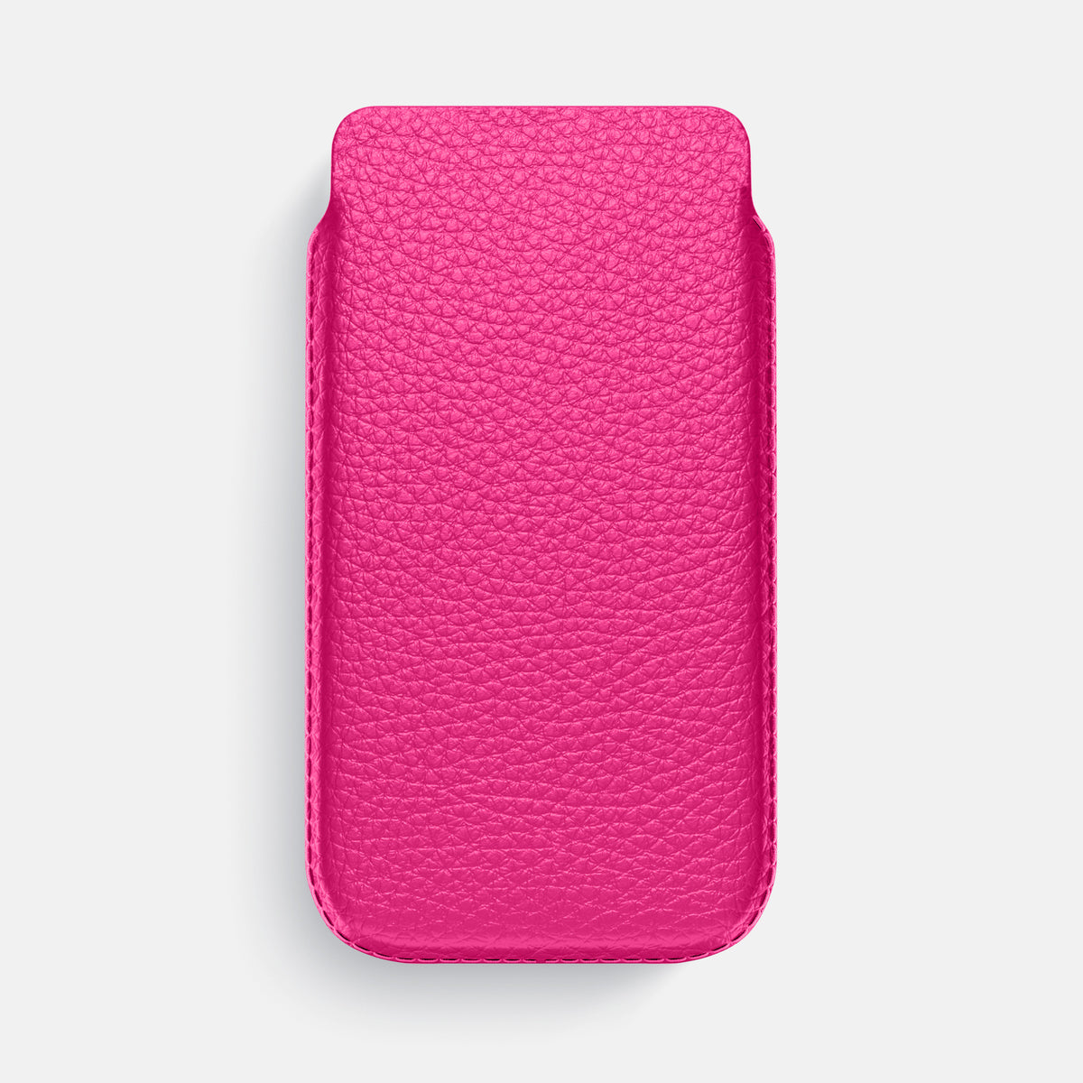 Pouch Case For iPhone 17 Pro Max In Calf -1 | Magenta
