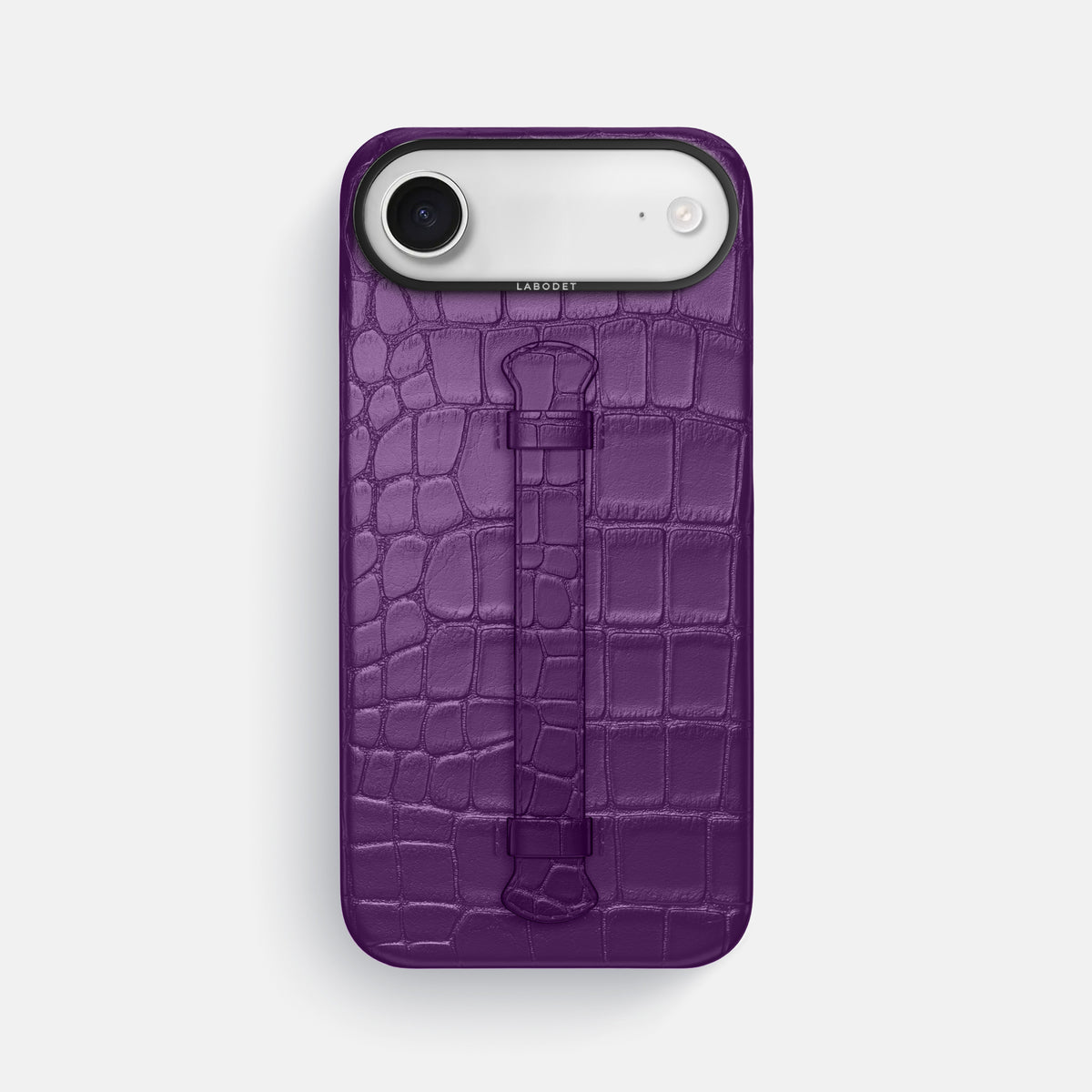 Center Handle For iPhone 17 Air In Alligator -1 | Purple-Black