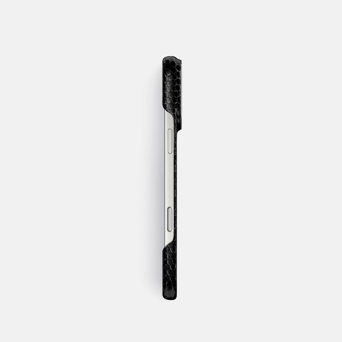 Classic Case For iPhone 18 Pro In Lizard -3 | Black-Steel