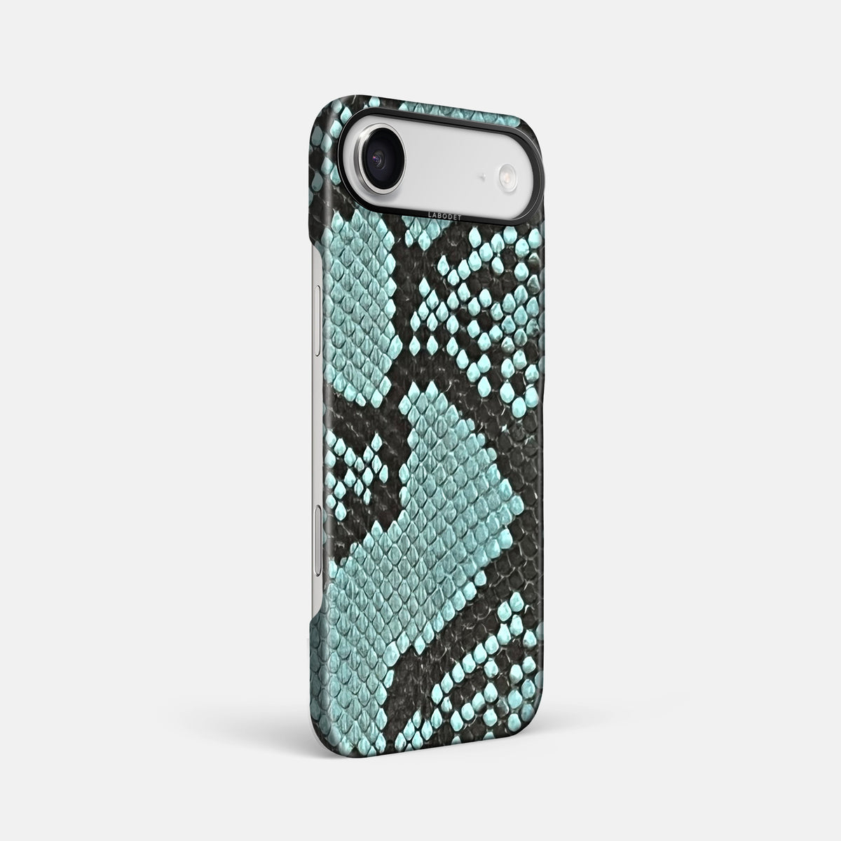 Classic Case For iPhone 17 Air In Deluxe Python -2 | Blue-Lagoon-Black
