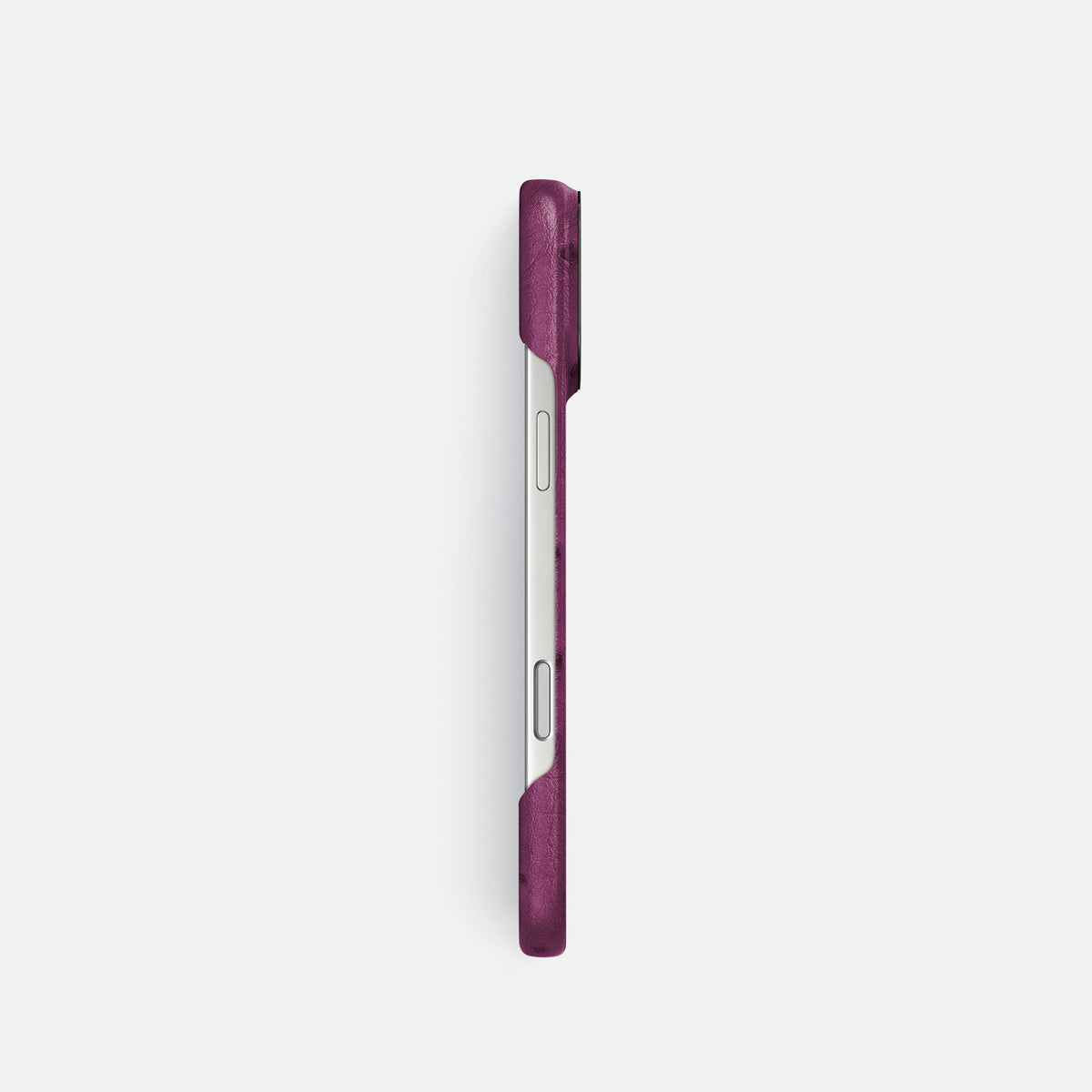 Classic Case For iPhone 17 Pro In Ostrich -3 | Purple-Black