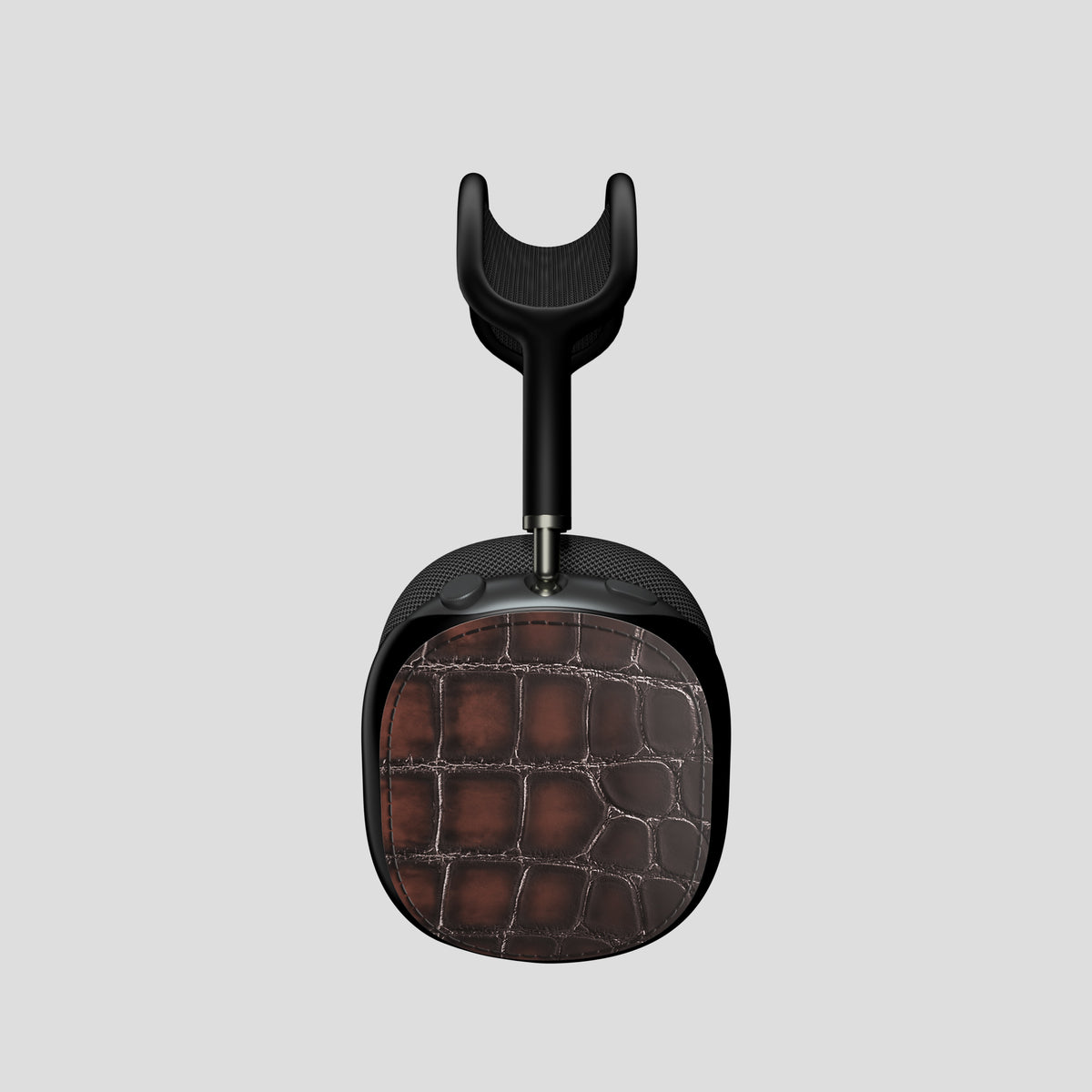 Shells For AirPods Max In Patina Alligator -3 | Havana-Brown