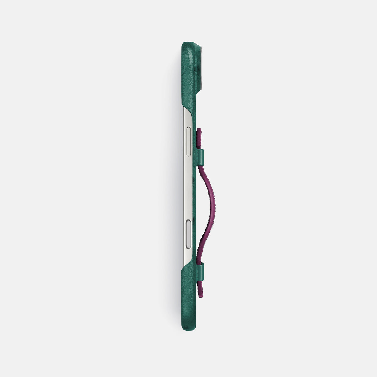 Handle Case Coloré For iPhone 17 Air In Ostrich -3 | Forest-Green-Steel