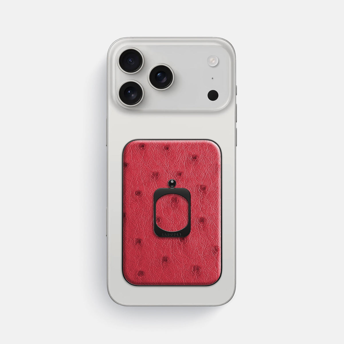 MagSafe Ring For iPhone 18 Pro Max In Ostrich -2 | Red-Black