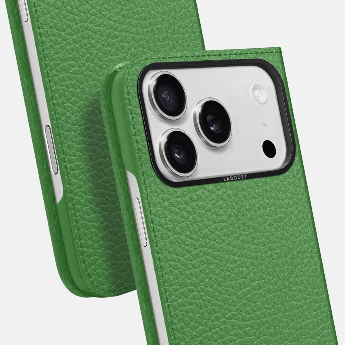 Folio Case For iPhone 17 Pro In Calf -5 | Herb-Black