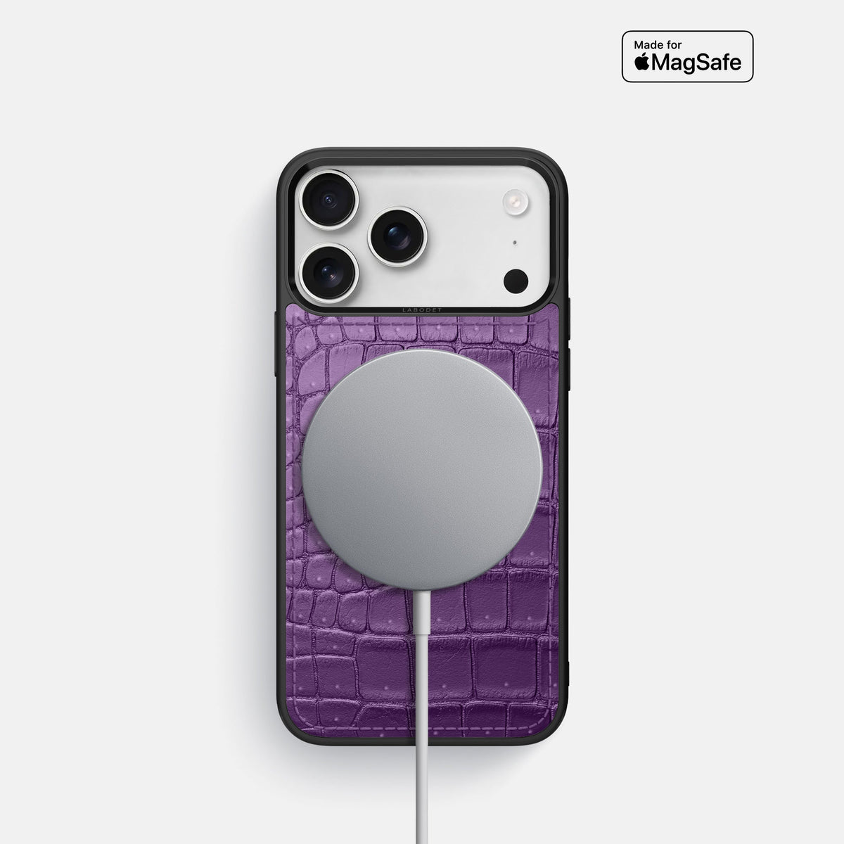 Sport Case For iPhone 18 Pro In Porosus Crocodile -5 | Purple
