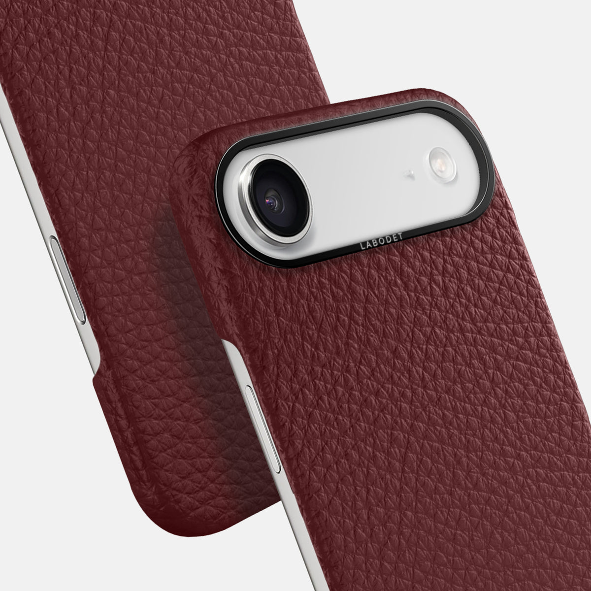 Classic Case For iPhone 17 Air In Calf -6 | Bordeaux-Black
