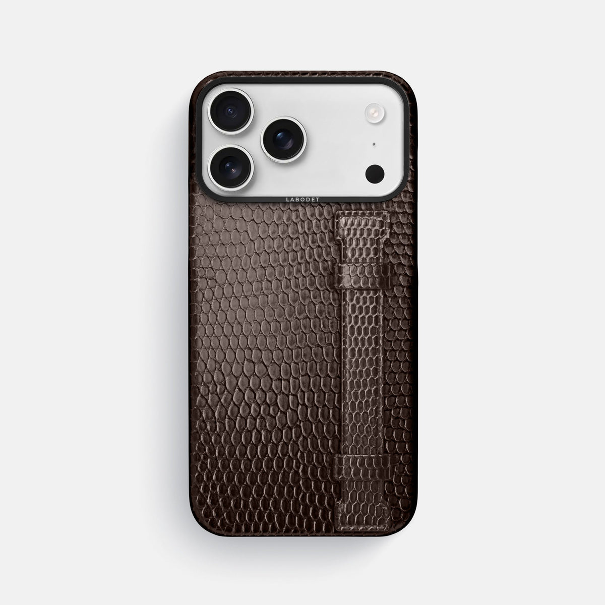 Handle Case For iPhone 18 Pro Max In Lizard -1 | Brown-Black