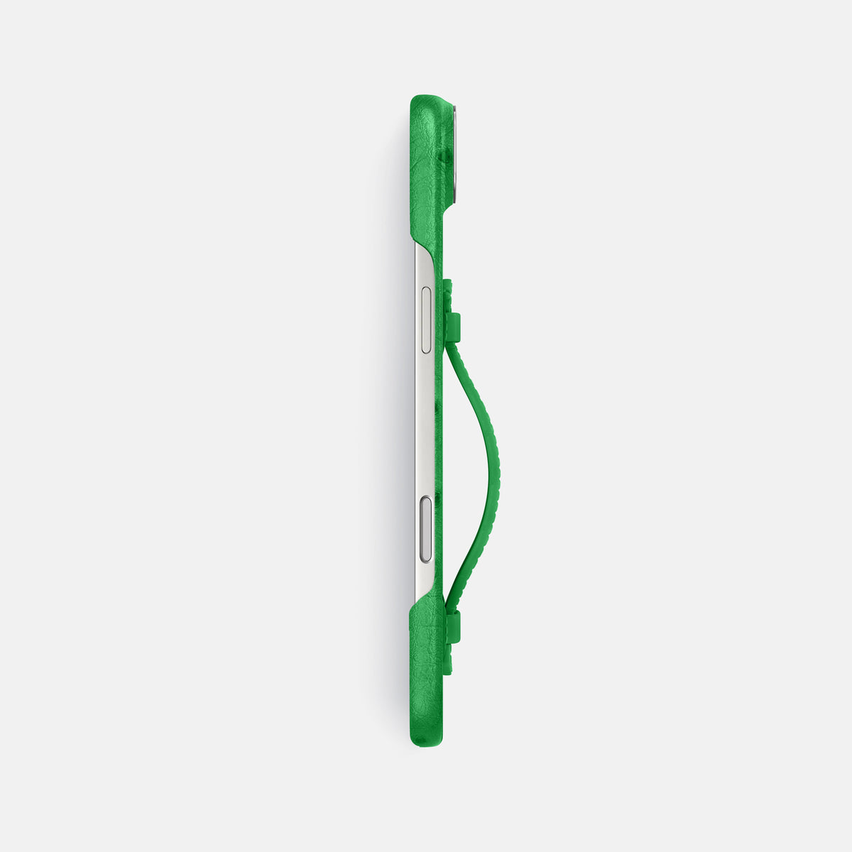 Center Handle For iPhone 17 Air In Ostrich -2 | Kentucky-Green-Steel