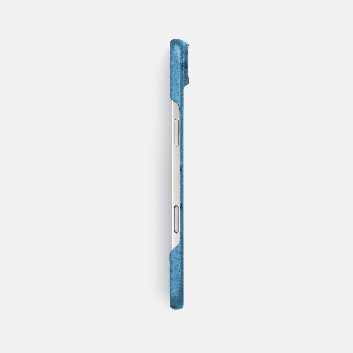 Classic Case For iPhone 17 Air In Ostrich -3 | Blue-Jeans-Steel