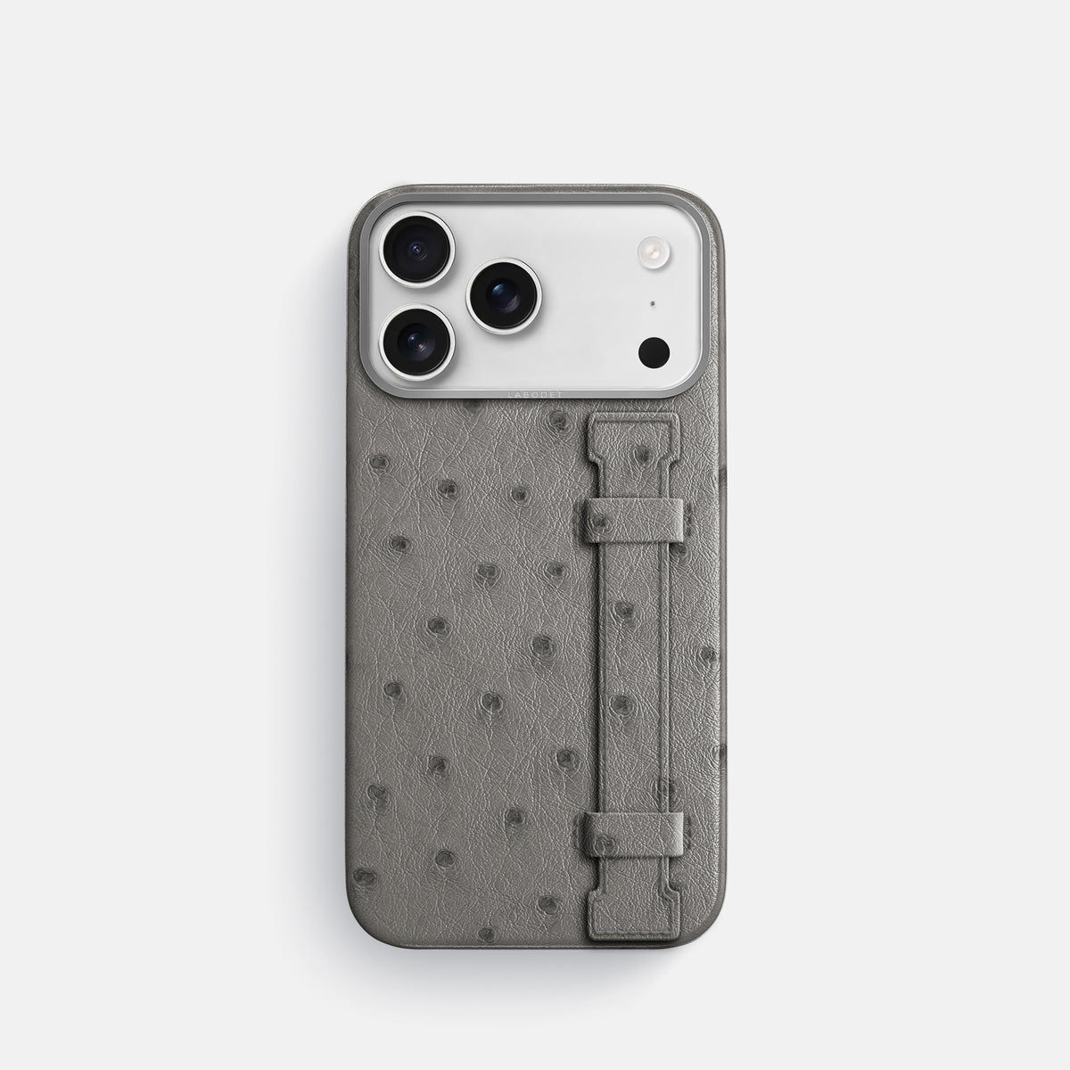 Handle Case For iPhone 17 Pro In Ostrich -1 | Grey-Steel