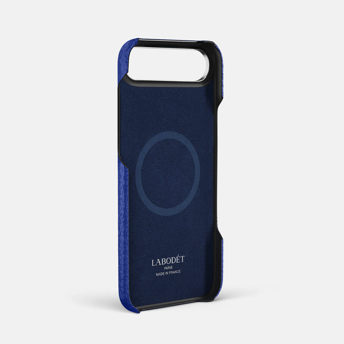 Handle Case For iPhone 17 Air In Calf -4 | Royal-Blue-Steel