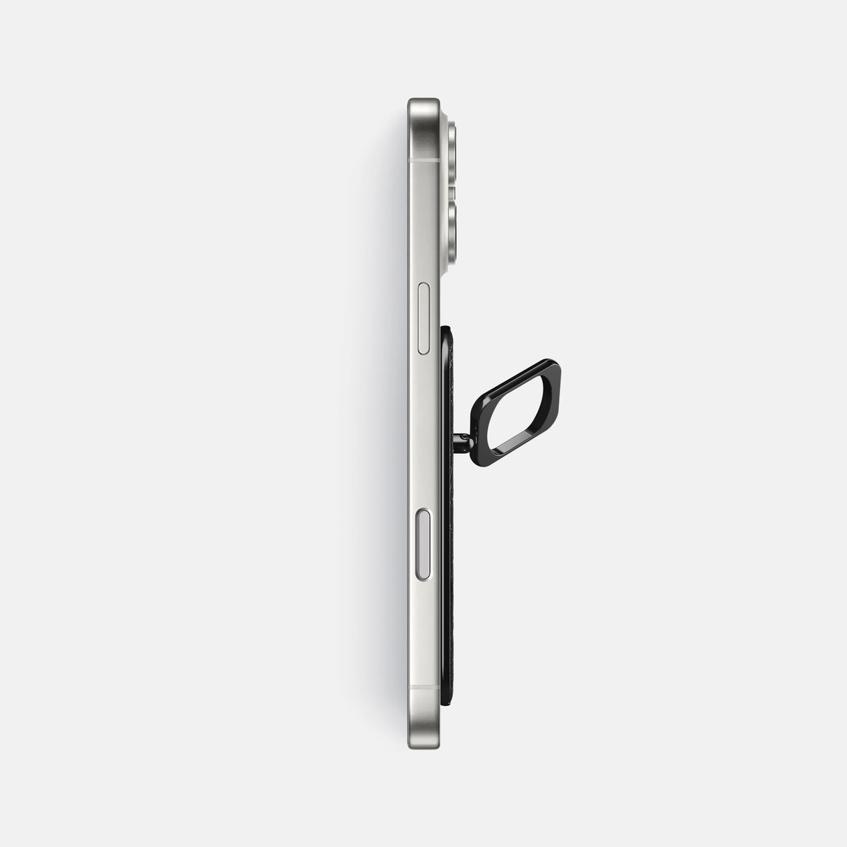 MagSafe Ring For iPhone 17 Pro Max In Ostrich -3 | Black-Black