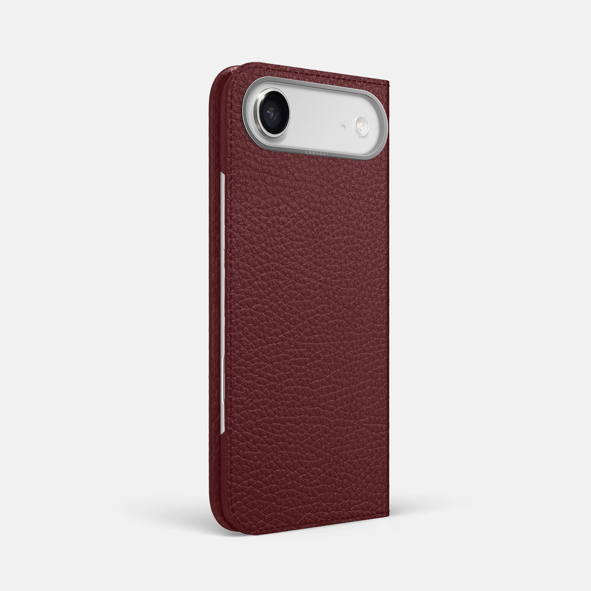Folio Case For iPhone 17 Air In Calf -1 | Bordeaux-Steel