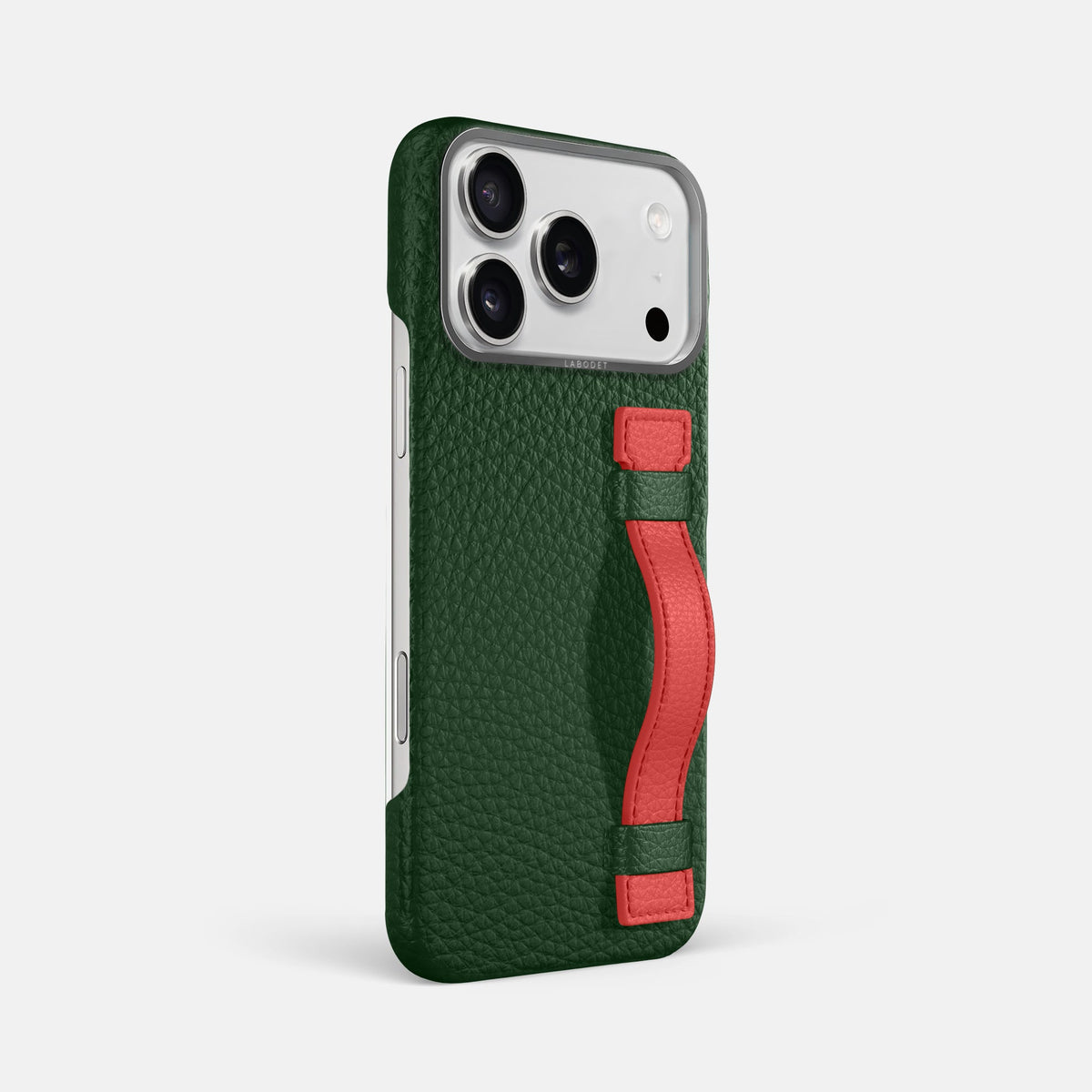 Handle Case Coloré For iPhone 18 Pro Max In Calf -2 | Dark-Green-Steel