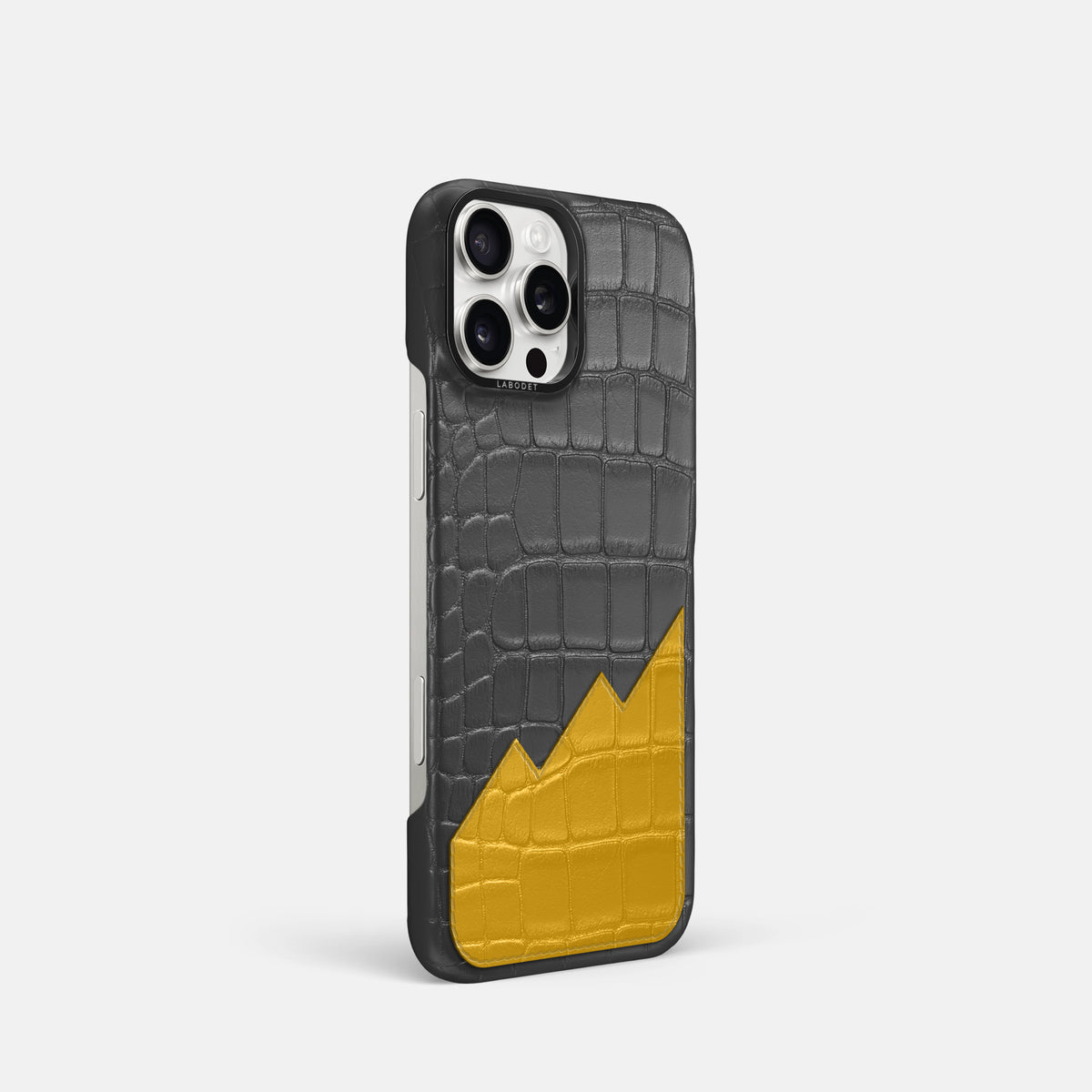 Classic Case With UpOnly For iPhone 16 Pro In Alligator -2 | Grey-Black