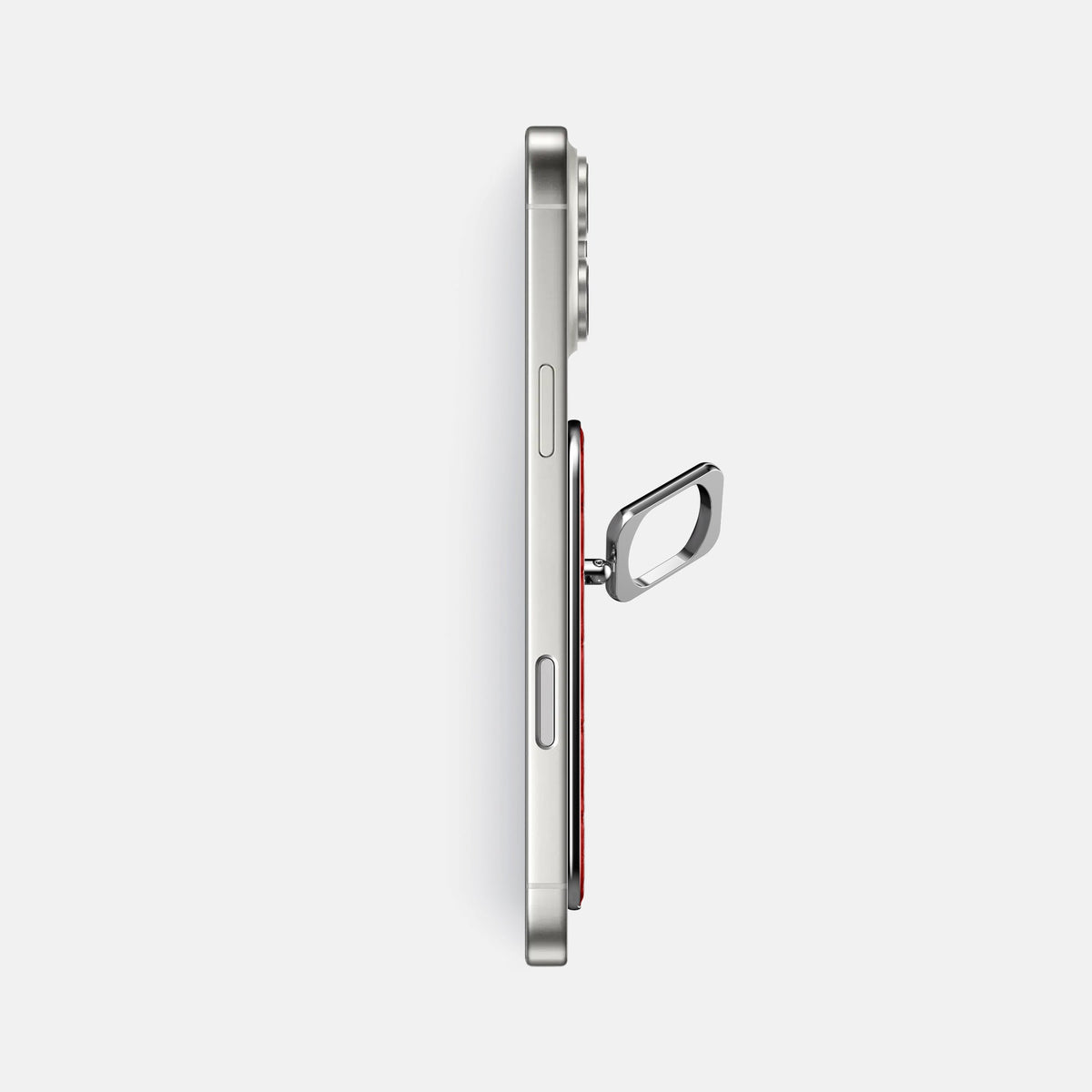 MagSafe Ring For iPhone 18 Pro Max In Calf -3 | Red-Steel