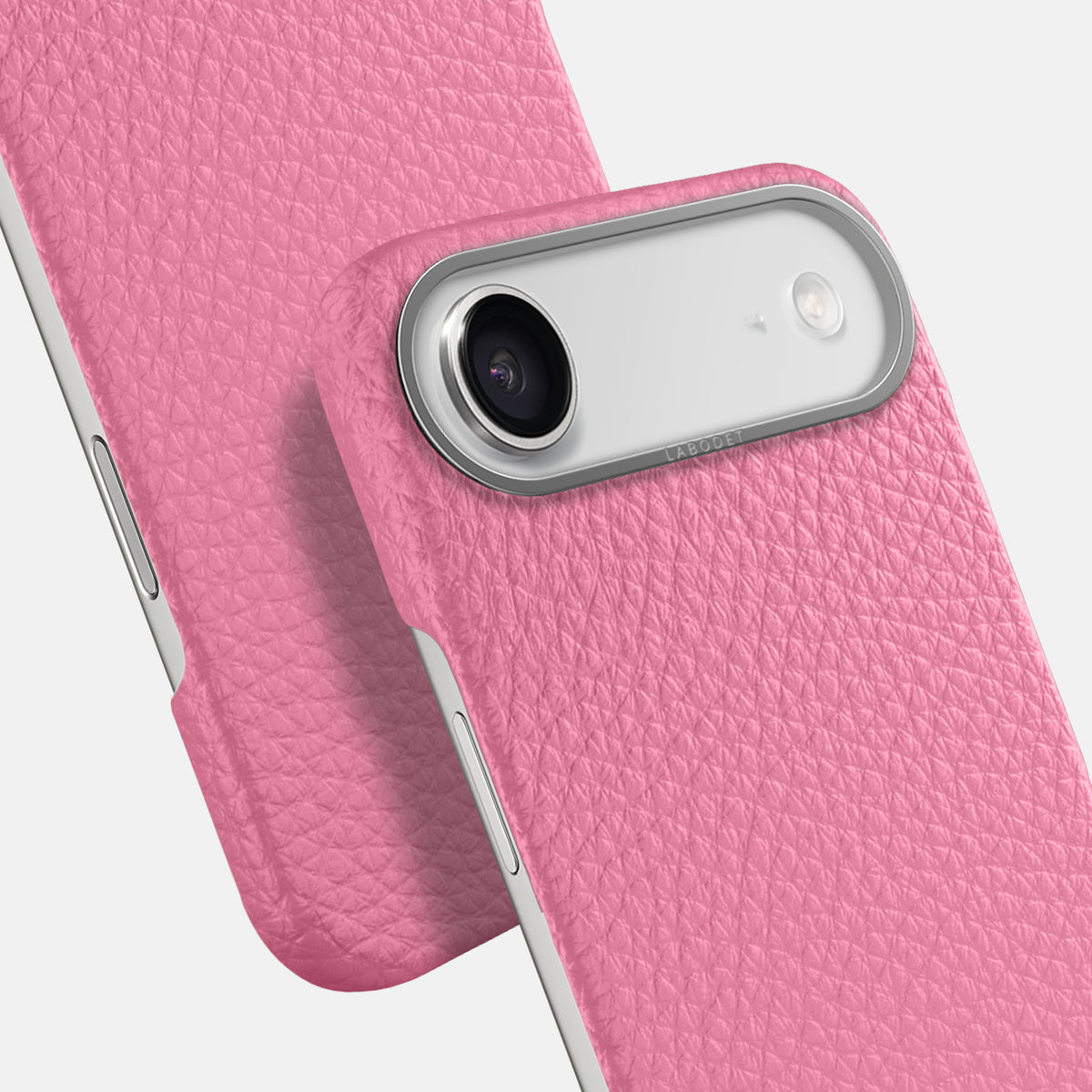 Classic Case For iPhone 17 Air In Calf -6 | Pink-Steel