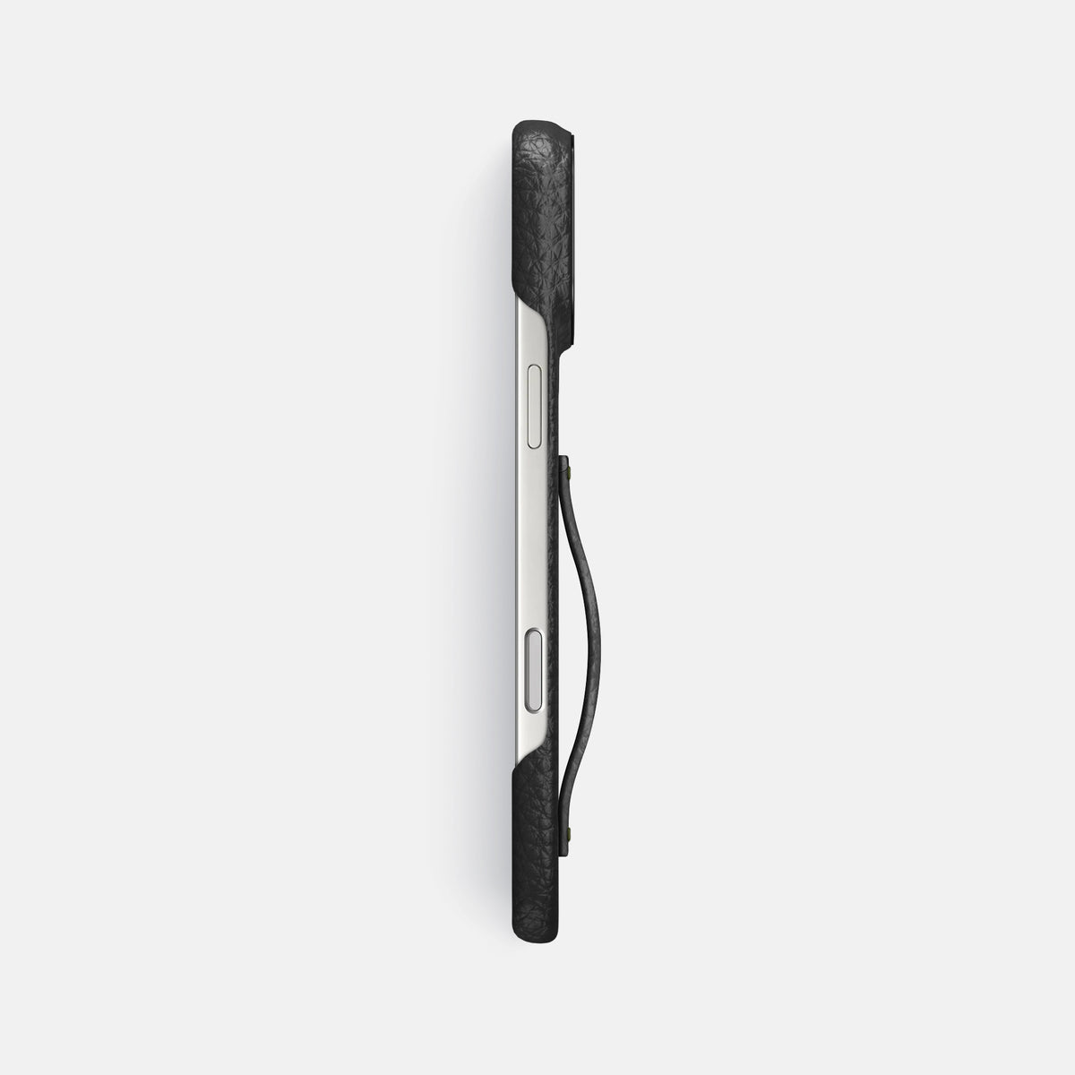 Finger Case For iPhone 17 Pro Max In Calf -3 | Black-Black