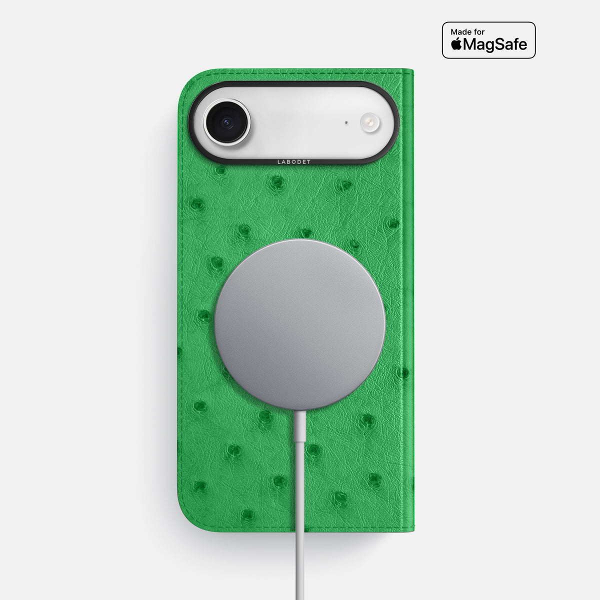 Folio Case For iPhone 17 Air In Ostrich -3 | Kentucky-Green-Black