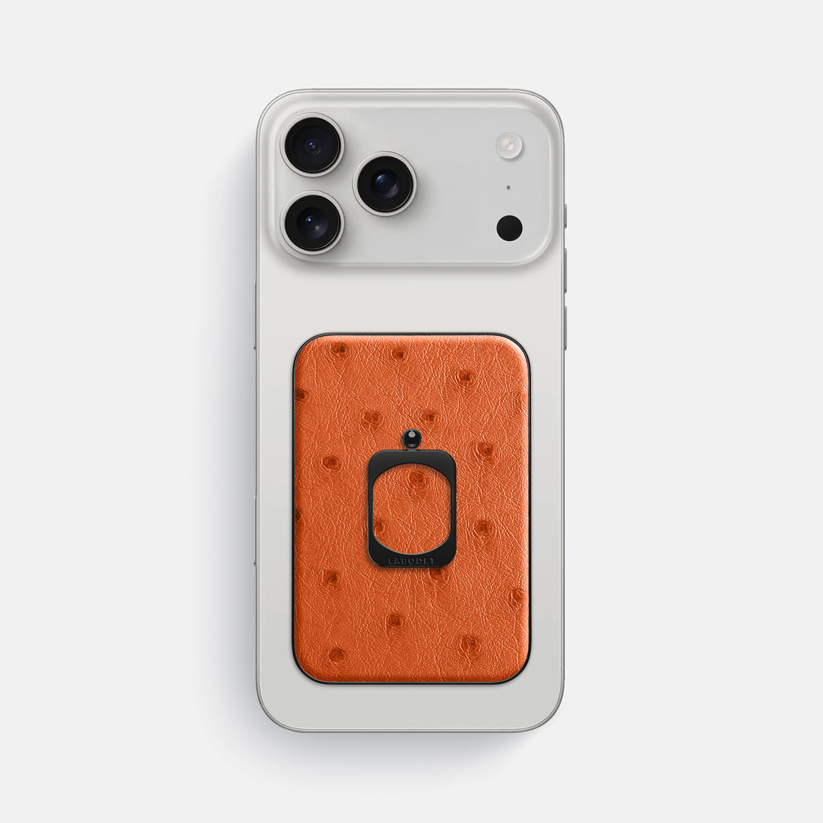 MagSafe Ring For iPhone 17 Pro Max In Ostrich -2 | Orange-Black