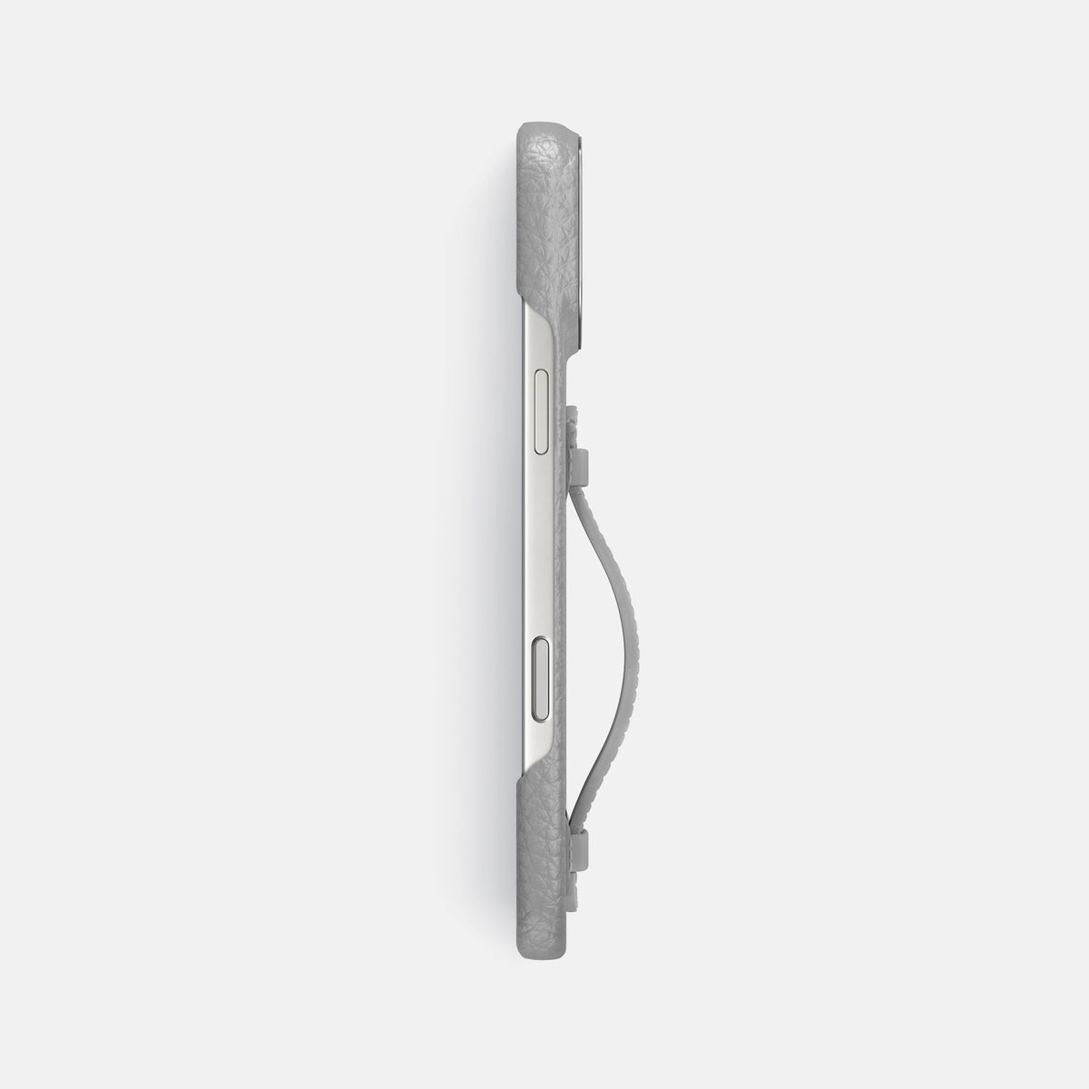 Center Handle For iPhone 17 Pro Max In Calf -2 | Nuage-Steel