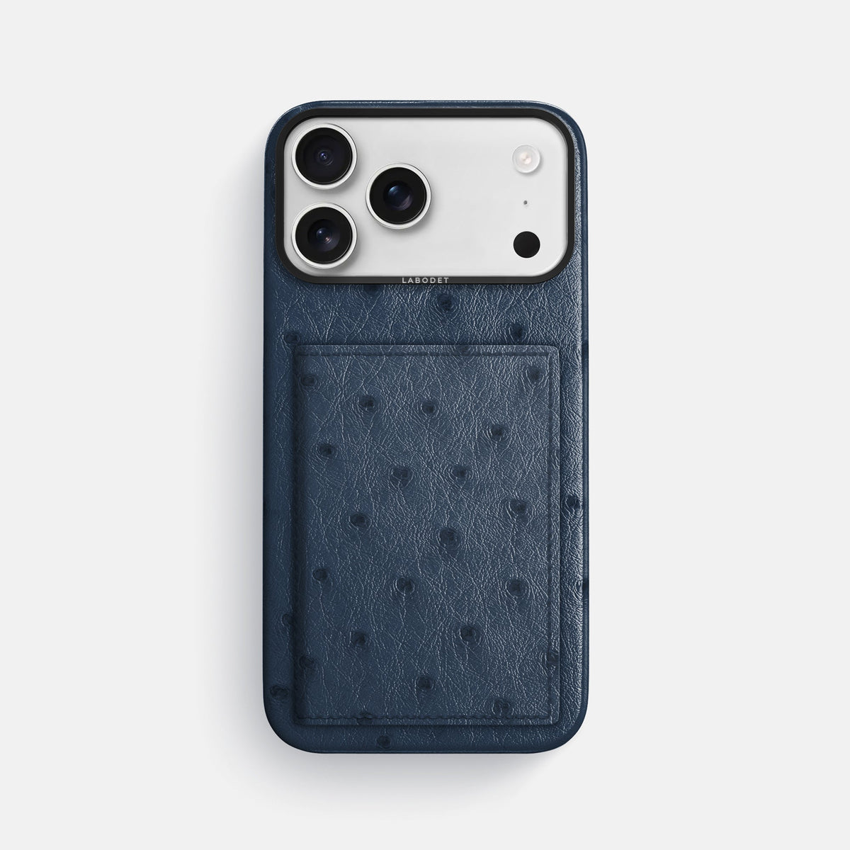 Bi-Fold Case For iPhone 18 Pro Max In Ostrich -1 | Navy-Blue-Black