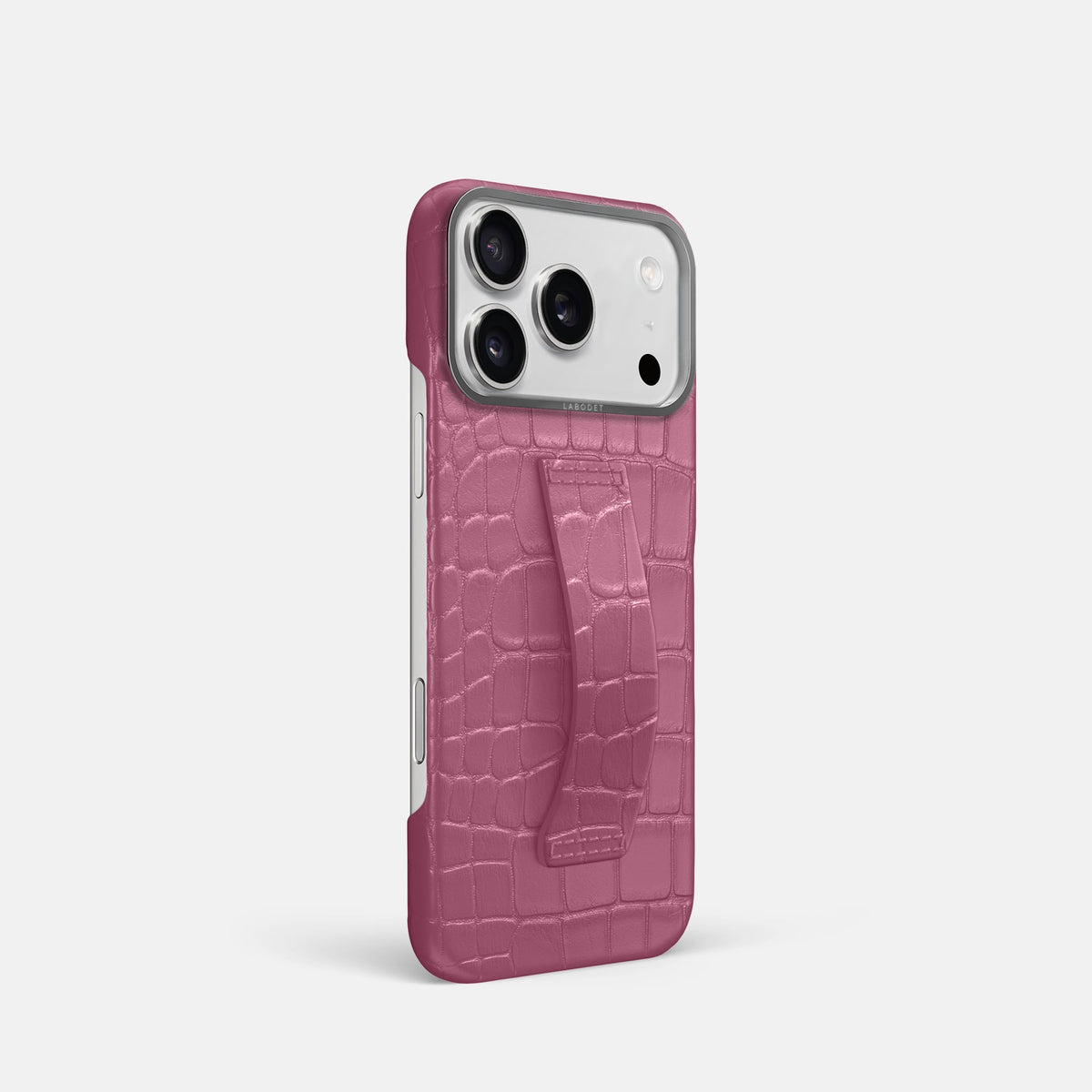 Finger Case For iPhone 18 Pro In Alligator -2 | Pink-Lagoon-Steel