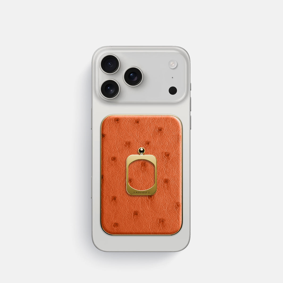 MagSafe Ring For iPhone 17 Pro In Ostrich -2 | Orange-Gold