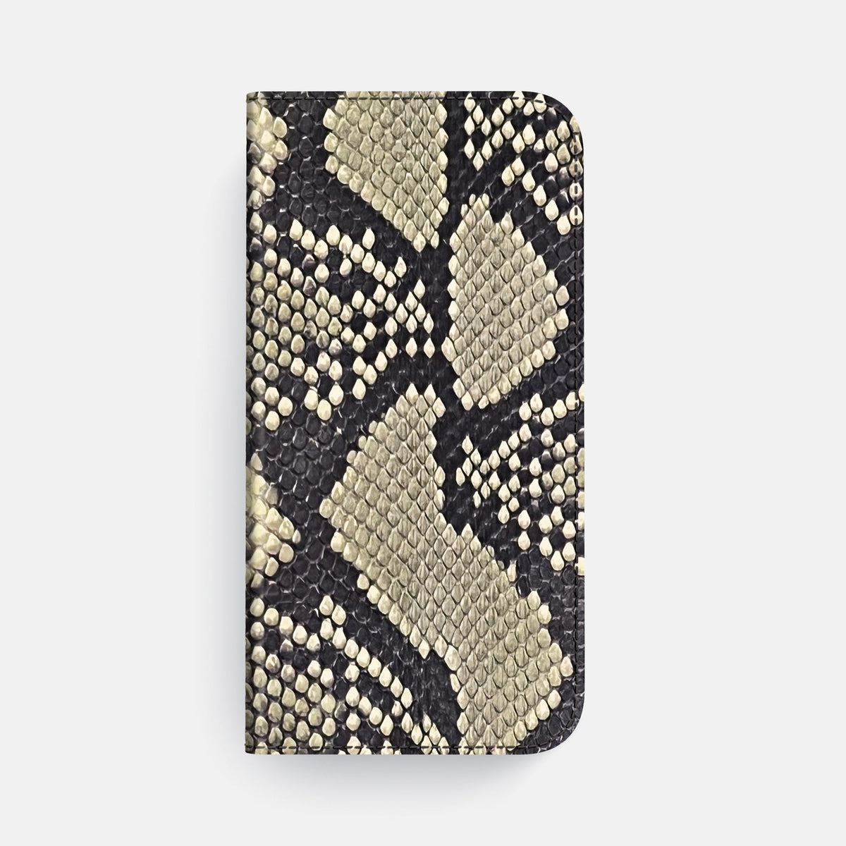 Folio Case For iPhone 18 Pro Max In Deluxe Python -4 | Savannah-Black