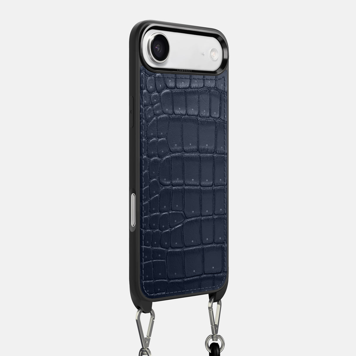 Crossbody Sport Case For iPhone 17 Air In Porosus Crocodile -2 | Deep-Blue-Sea