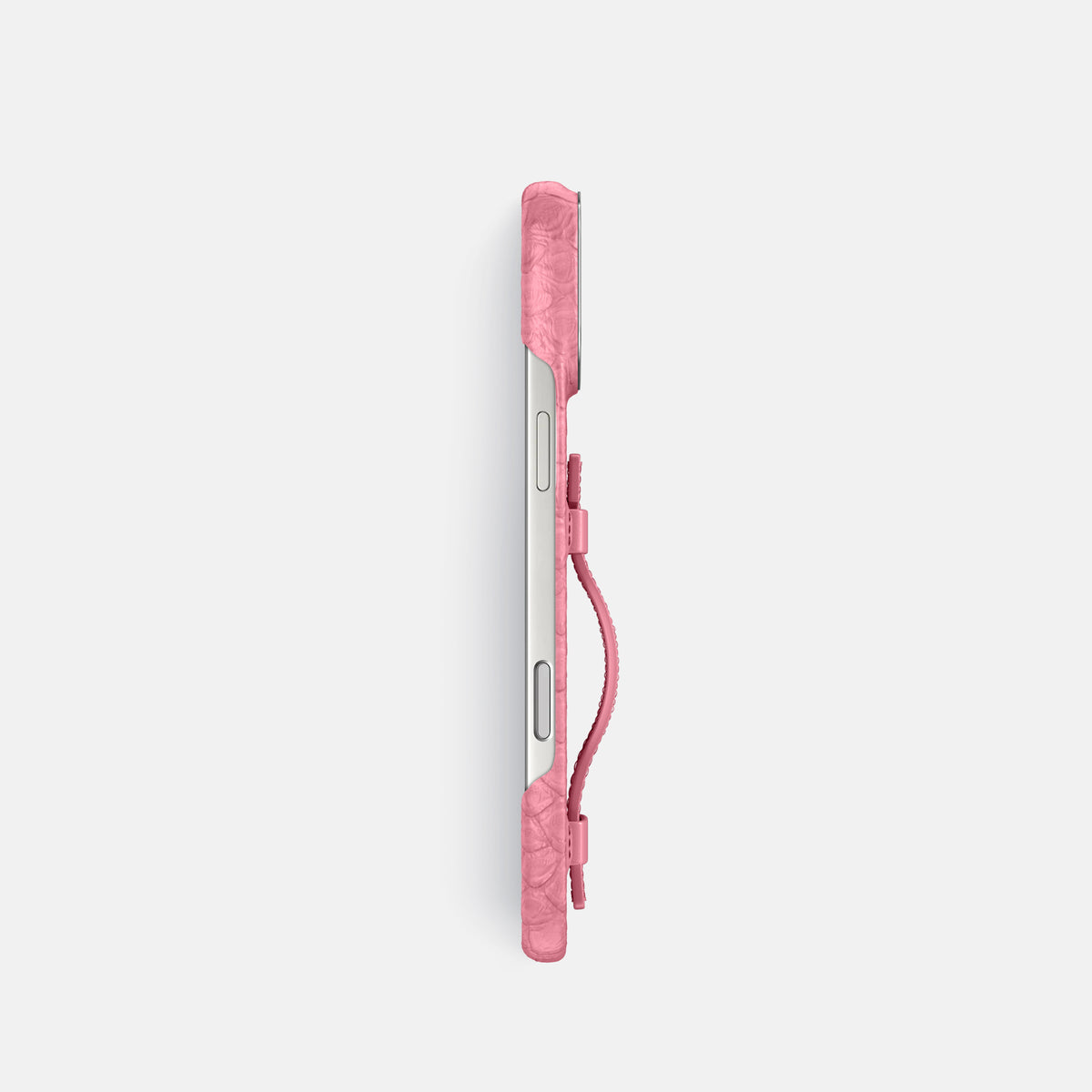 Handle Case For iPhone 17 Pro In Python -3 | Pink-Steel