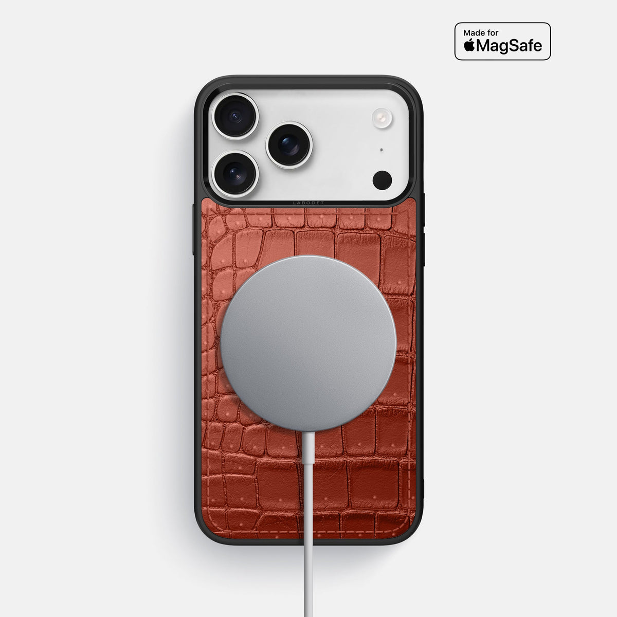 Sport Case For iPhone 18 Pro Max In Porosus Crocodile -5 | Mahogany-Brown