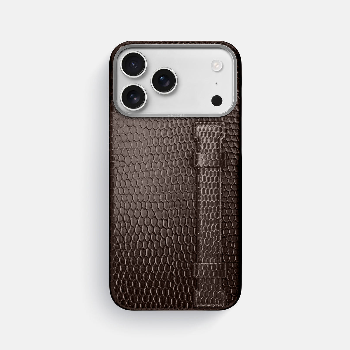 Handle Case For iPhone 17 Pro Max In Lizard -1 | Brown-Steel