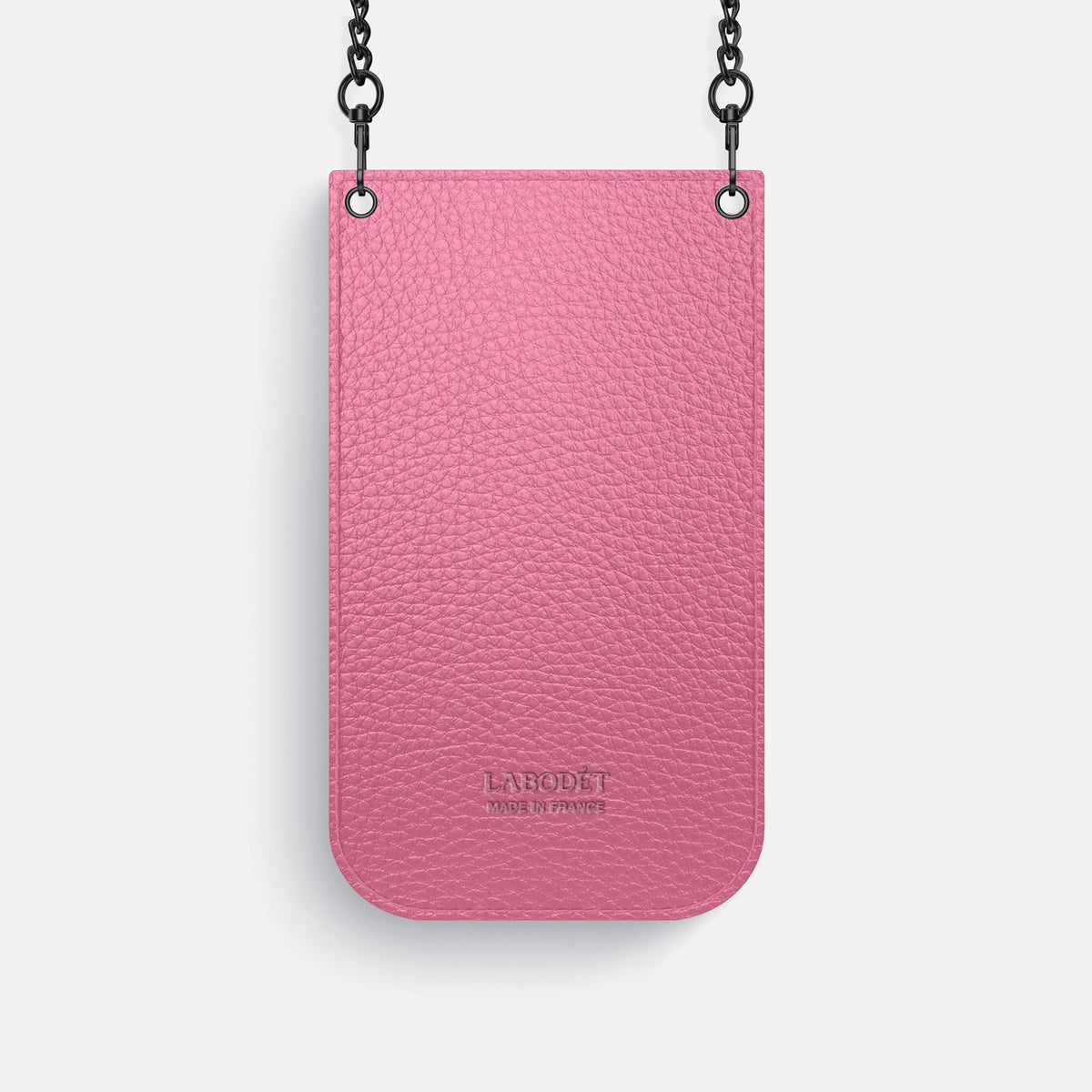 Crossbody Bag For iPhone 18 Pro In Calf -3 | Pink-Black