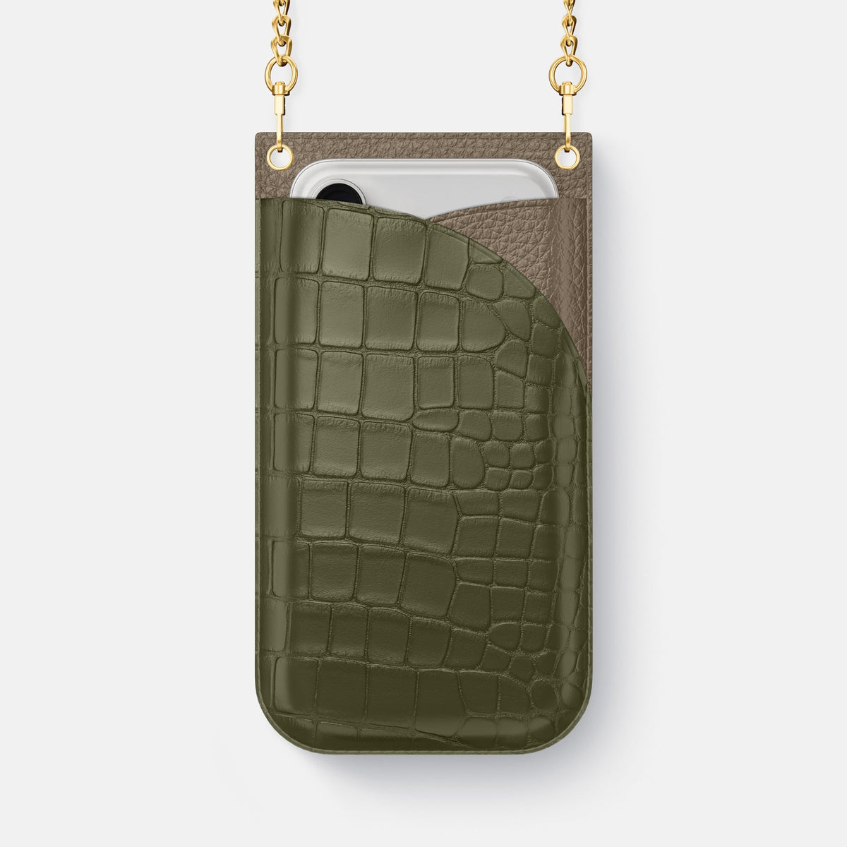 Crossbody Bag For iPhone 17 Pro In Alligator