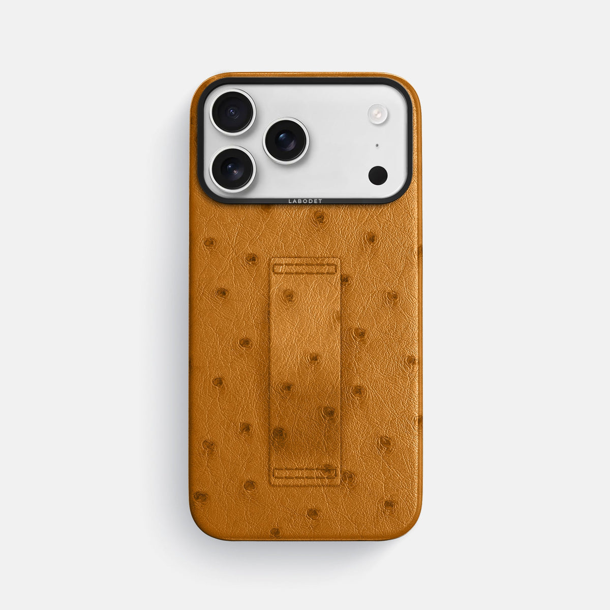Finger Case For iPhone 18 Pro Max In Ostrich -1 | Chestnut-Black