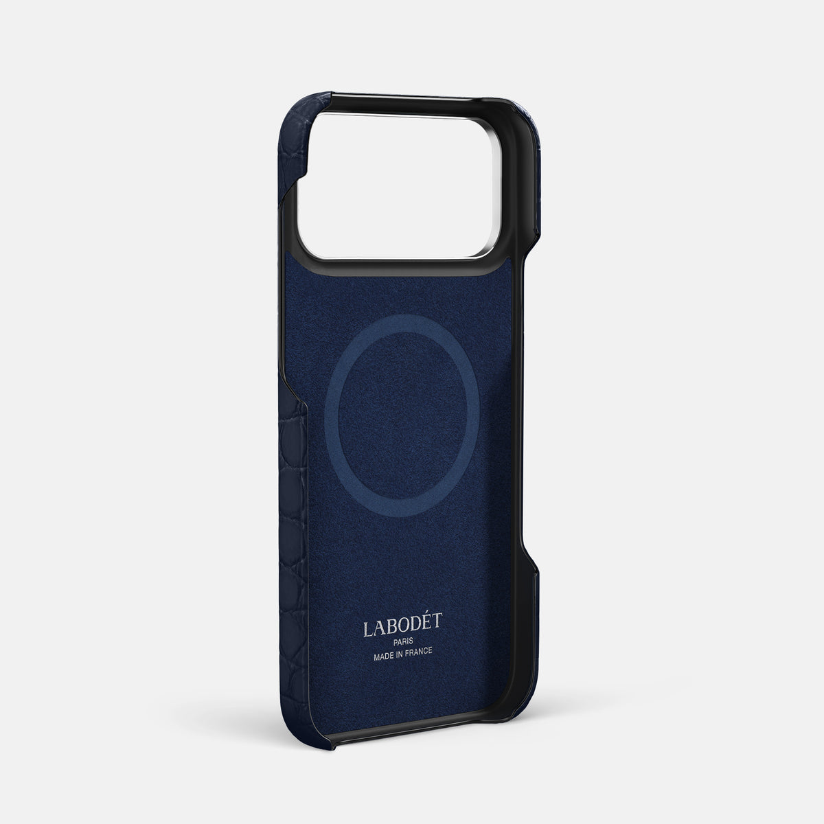 Finger Case For iPhone 17 Pro Max In Alligator -4 | Navy-Blue-Steel