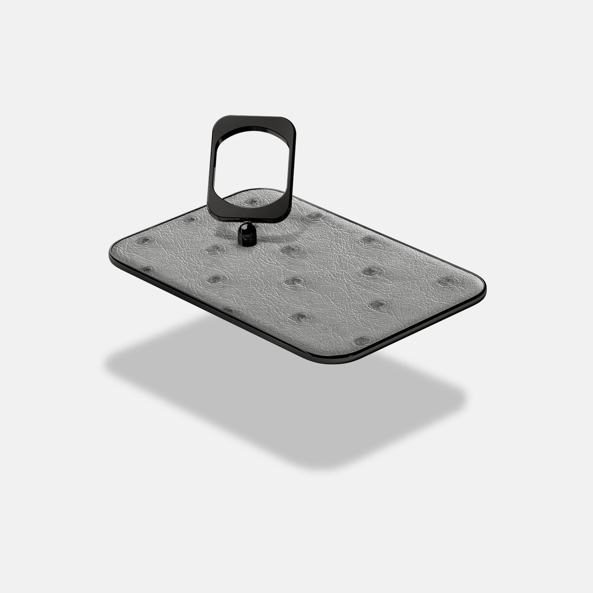 MagSafe Ring For iPhone 18 Pro In Ostrich -4 | Silver-Black