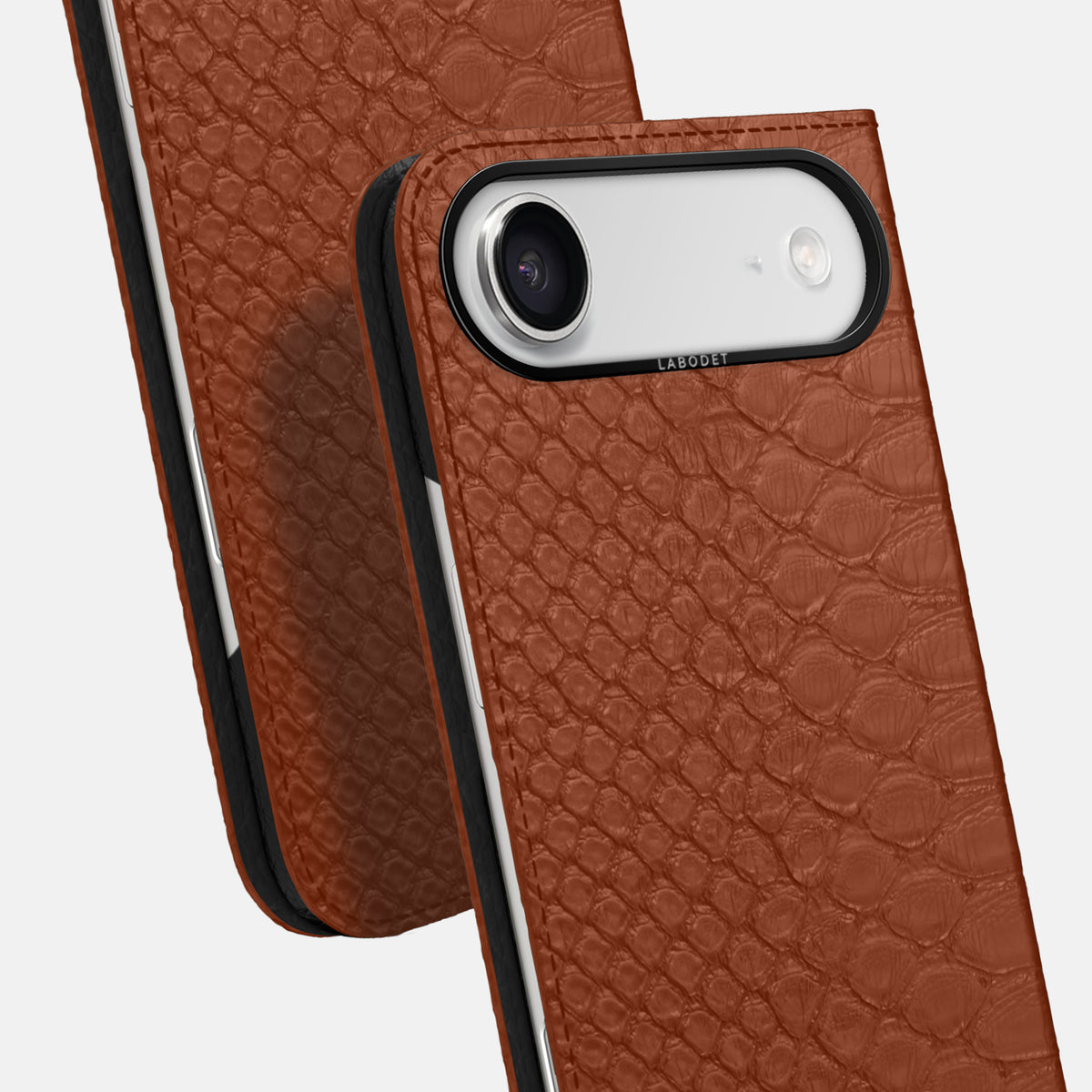 Folio Case For iPhone 17 Air In Python -5 | Medium-Brown-Black