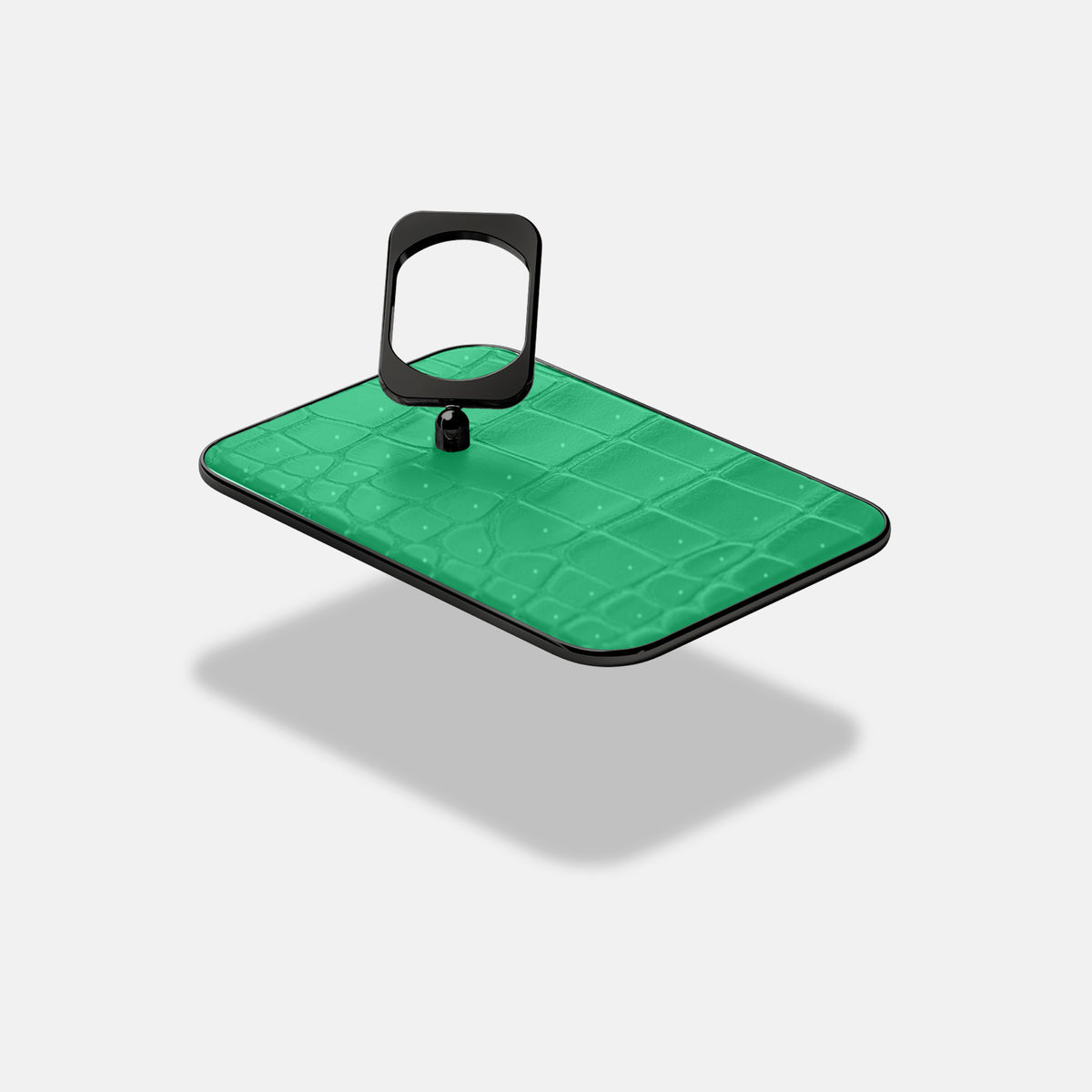 MagSafe Ring For iPhone 17 Pro In Porosus Crocodile -4 | Cactus-Green-Black