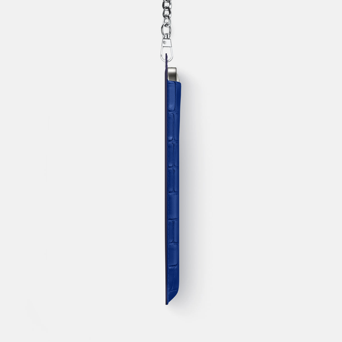Crossbody Bag For iPhone 17 Pro In Alligator -4 | Royal-Blue-Steel