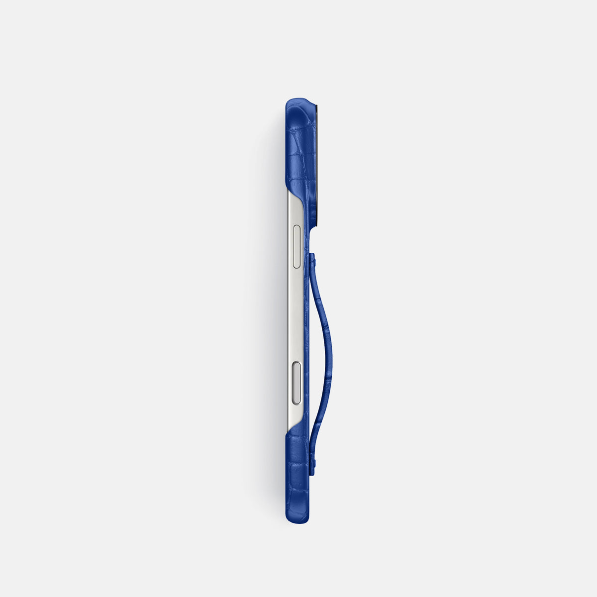 Finger Case For iPhone 17 Pro In Alligator -3 | Royal-Blue-Black