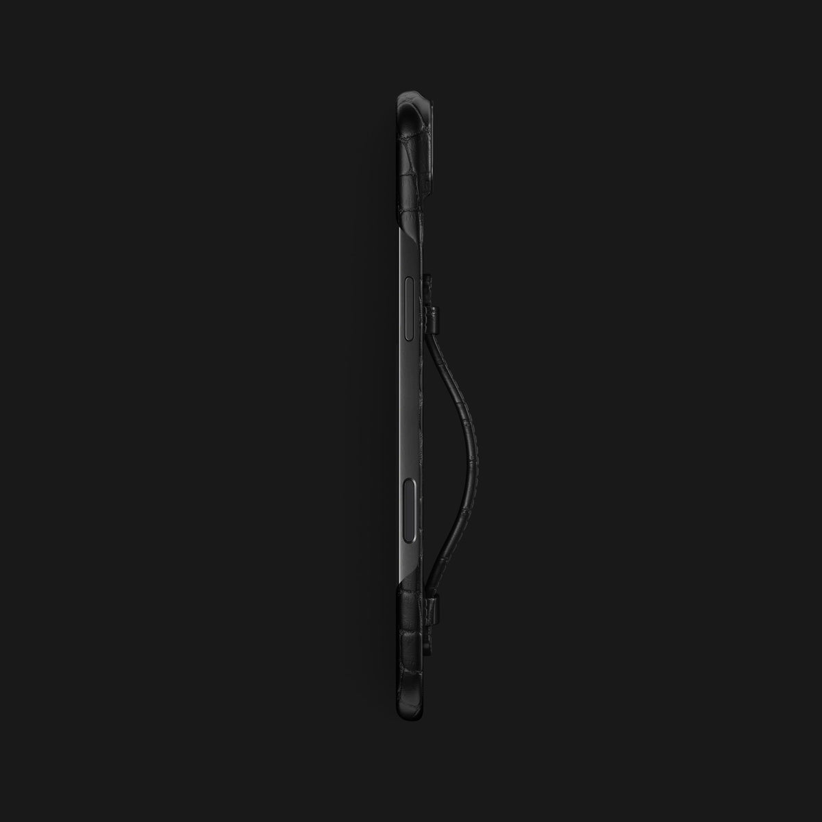 Center Handle Edition Black For iPhone 17 Air In Alligator -2 | Edition-Black-Black