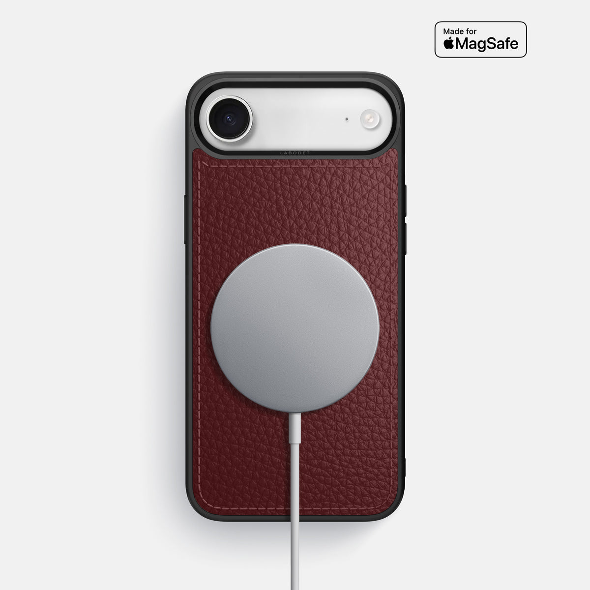 Sport Case For iPhone 17 Air In Calf -5 | Bordeaux